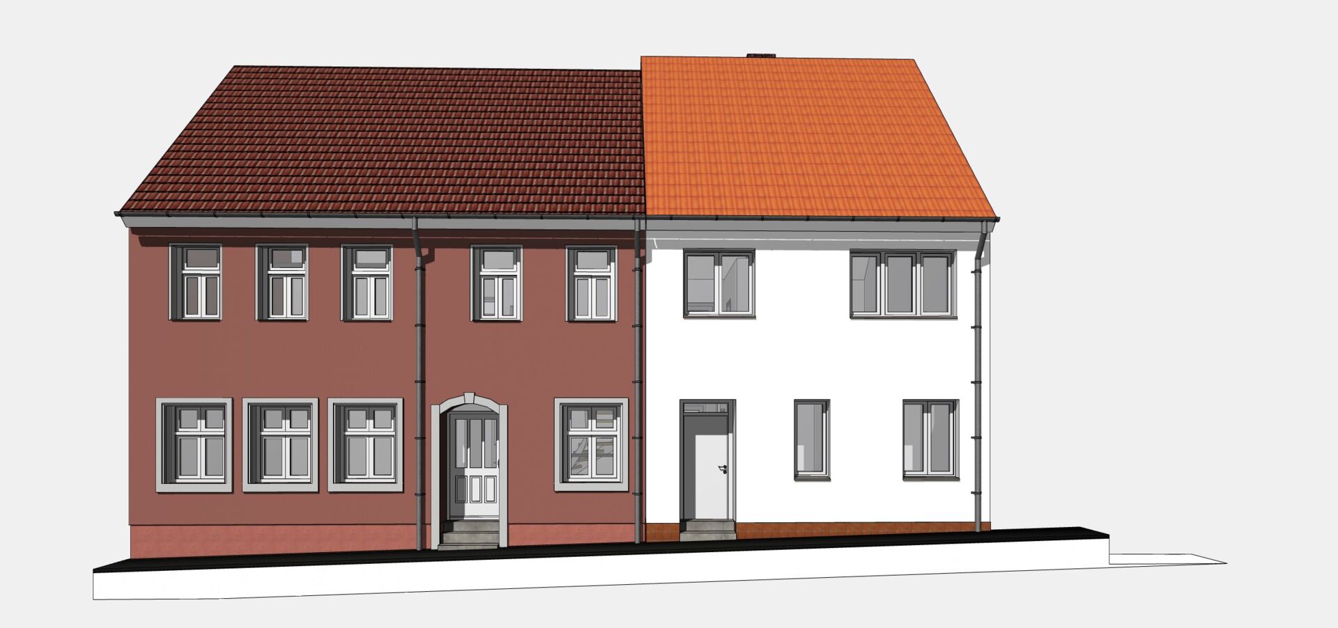 Städtischer Wohnungsbau - Umbau MFH - Bestand Schulgasse in Penig