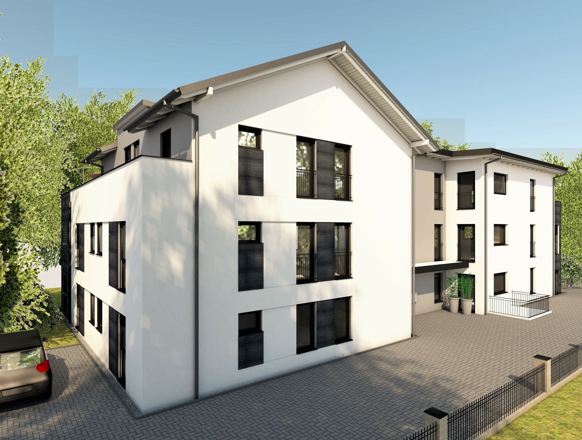 Wohnanlage in Büdingen - Eingang