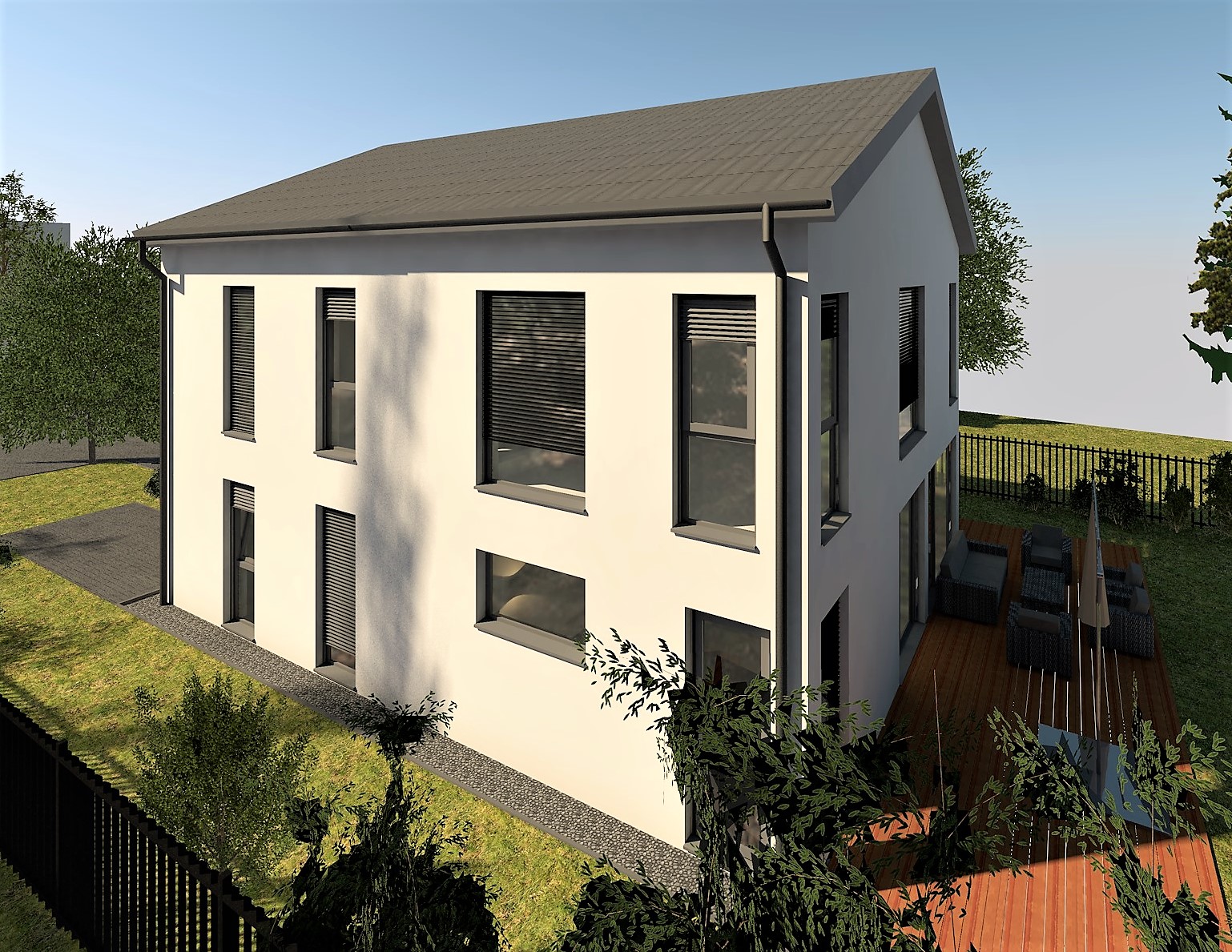Villa Honigmann - Fassade & Terrasse