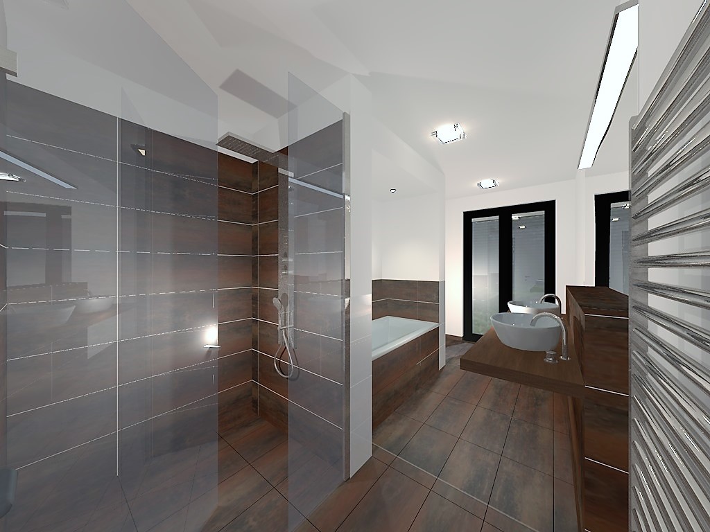 Penthouse Innenraum Badplanung - Bild 1
