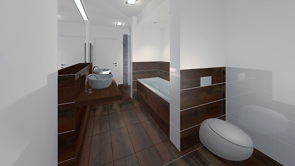 Penthouse Innenraum Badplanung - Bild 2